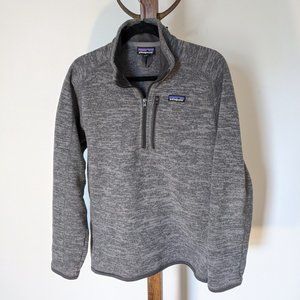 Men's Patagonia Better Sweater, Quarter-zip, Grey, Size M